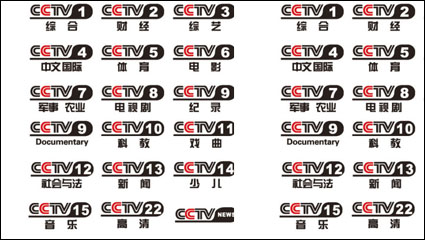 Station de CCTV logo vector matriel