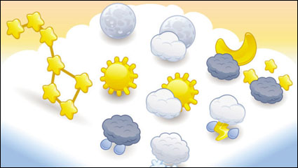 Temps cartoon icon 04 - Vecteur