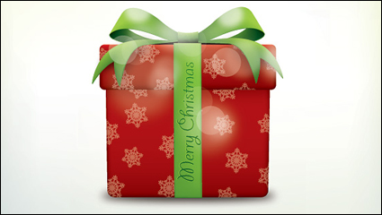 Icônes de Noël boîte cadeau - vecteur matriel