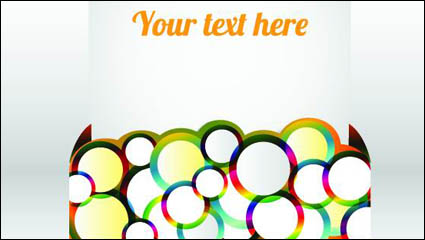 Style bague -3 texte template vecteur