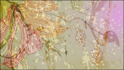 Fleurs magnifiques illustrateur 04 - matriel vecteur