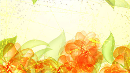 Colorful flowers background 05 - matriel vecteur