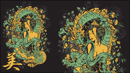La tendance de T-shirt 25 - matriel vecteur