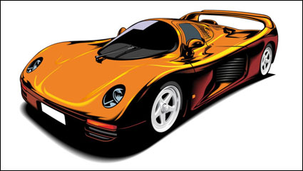 Belle voiture de sport 02-vecteur