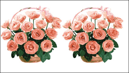 Rose bouquet 05 - matriel vecteur