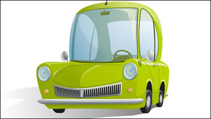 Illustrations cartoon voiture 01 - vecteur