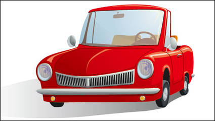 Cartoon illustrateur automobile 03 - matriel vecteur