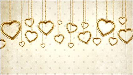 Saint-Valentin de fond Journe de carte 04 - vecteur