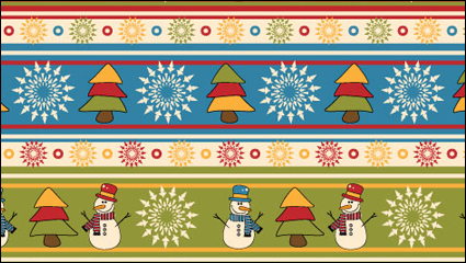 Dessin anim fond motif de Noël 05 - matriel vecteur
