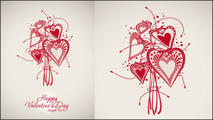 Valentine background 03 - matriel vecteur
