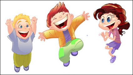 Enfants Cartoon 01 - vectorielle