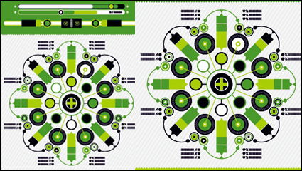 Icônes graphiques 02 - matriel vecteur