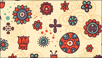 Cartoon motif de fond 01 - matriel vecteur