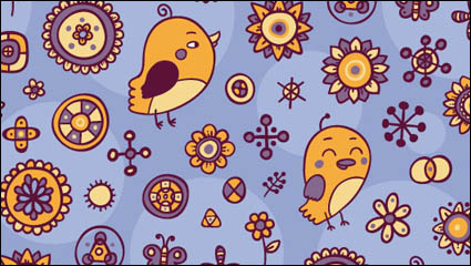 Cartoon motif de fond 02 - matriel vecteur