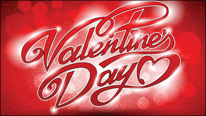 WordArt Valentine fond 05 - vecteur matriel
