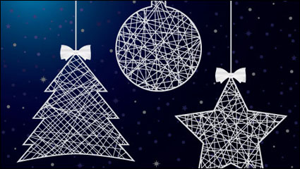 Dcorations de Noël 01 - matriel vecteur
