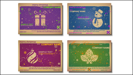 Christmas greeting card - matriel vecteur