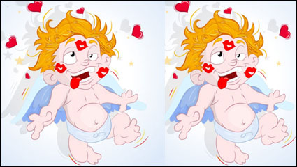 Cartoon Love Theme 01 - matriel vecteur