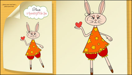 Illustration mignonne de bande dessine 04 - matriel vecteur