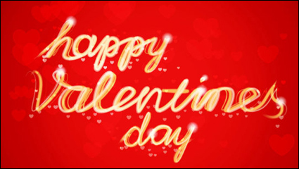Valentine WordArt fond 02 - vecteur matriel