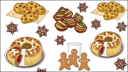 Pâtisseries Cartoon 04 - matriel vecteur