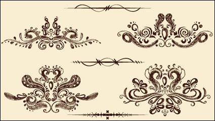 Motif de dentelle de style europen 03 - matriel vecteur