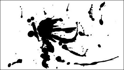 Encre taches splash 04 - matriel vecteur