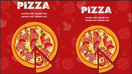 Pizza illustrateur 05 - matriel vecteur