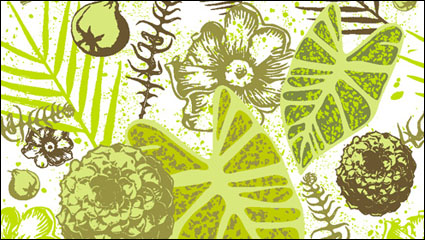 Motifs floraux 04 - vecteur matriel