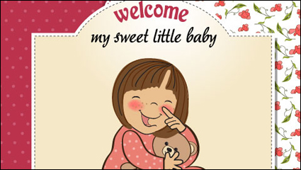 Cartoon bb carte 01 - matriel vecteur