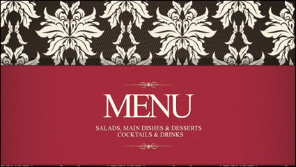 Premier menu cover modle 03 - matriel vecteur