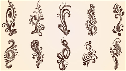 Europenne motif de dentelle 02 - matriel vecteur