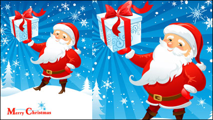 Cartoon Santa Claus 02 - matriel vecteur