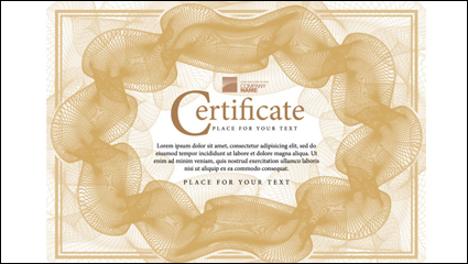 Mention logieuse Certificat 04 - matriel vecteur