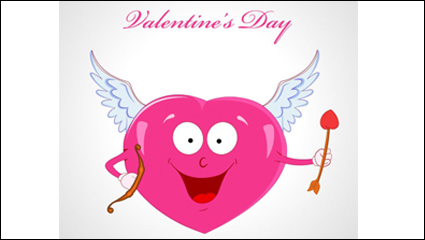Cartoon Love Theme 02 - matriel vecteur