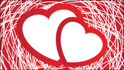 Belle carte de Valentine 05 - matriel vecteur