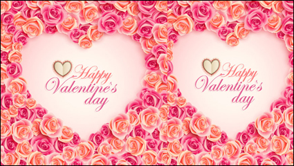 Vintage Valentine carte 04 - matriel vecteur