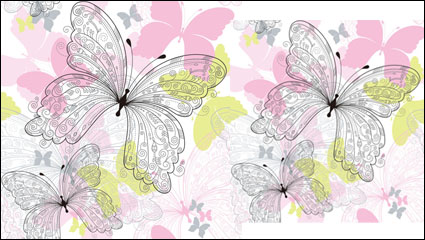 Modle de beau papillon 02 - matriel vecteur