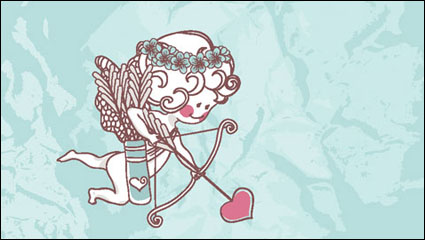 Jour dessin anim illustrateur Valentine 03 - matriel vecteur