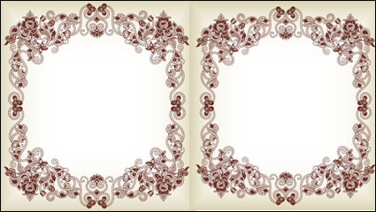 Frontire motif fin 01 - matriel vecteur