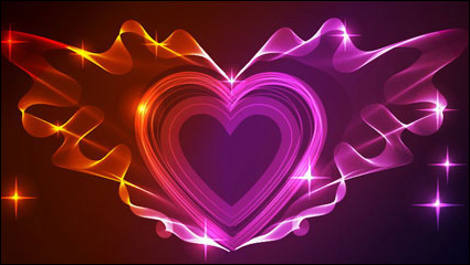 Valentine magnifique lumire 01 - matriel vecteur