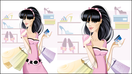 Cartoon sexy 04 - matriel vecteur