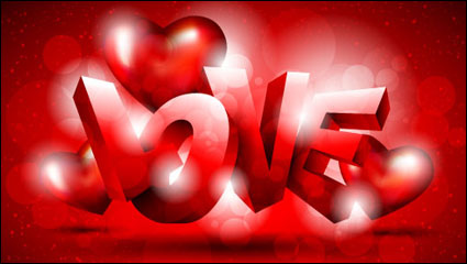 Fancy Valentine fond 02 - vecteur matriel