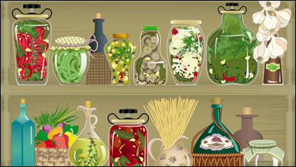 Cartoon vitrine 04 - matriel vecteur