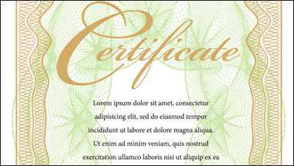 Certificat de mention logieuse 02 - matriel vecteur