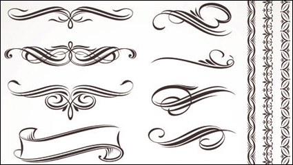 Lignes dentelle 04 - matriel vecteur