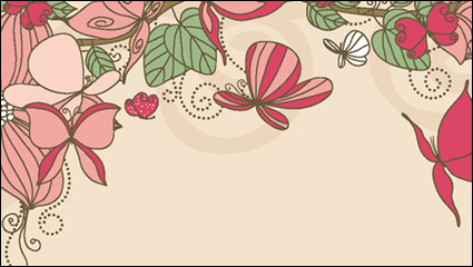 Motifs floraux 03 - vecteur matriel