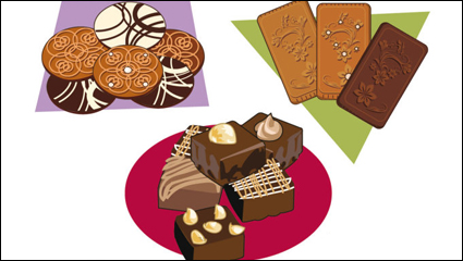 Pâtisserie de bande dessine 01 - matriel vecteur