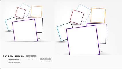Bordure colore - vecteur matriel