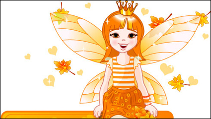 Flower Fairy 01 - matriel vecteur